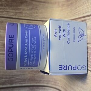 GOPURE Sculpt & Tone Arm Cream New In Box 3.4 oz**